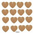 thumbnail image 4 of Qarigey Etiquetas de corazón Etiquetas de regalo Tarjetas de embalaje Nota de boda Etiqueta colgante Ropa Zapatos Bolsas Envoltura Accesorios Ropa, zapatos y accesorios Miscelánea Color de papel kraft, 4 of 6