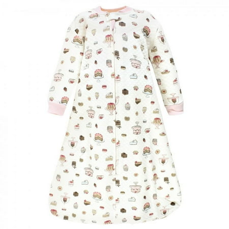 UPC: 0660168182880 | Hudson Baby Infant Girl Premium Quilted Long Sleeve Sleeping Bag and Wearable Blanket Sweet Bakery 12-18 Months
