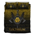 thumbnail image 3 of Juego de Cama Vikingo Ragnar Lothbrok Ragnar Lodbrok Guerrero Vikingo Versión Oro, 3 of 5