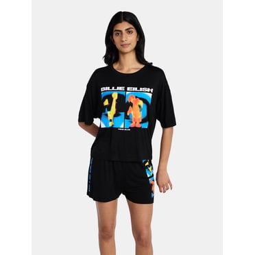 Billie Eilish Women's Pajama Set, 2-Piece, Sizes XS-3X