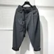 thumbnail image 4 of Pantalones cargo negros con forro polar para hombre, ropa de trabajo, pantalones harén grises para hombre, alta calidad, de calle, de gran tamaño, de lujo, los más baratos, de gran tamaño, 4 of 5