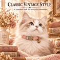 thumbnail image 7 of GoldTiger Vintage Style Leather Breakaway Cat Collar - Adjustable, Durable, Retro Bell - Suitable for All Types of Cats and Small Dogs, 7 of 7