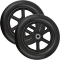 thumbnail image 1 of Wheel Universal Front Wheel Wheelchair Walker Scooter Replacement Parts Abs Rubber Quiet Smooth Operation 2Pcs, 1 of 5