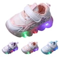 thumbnail image 4 of NOKIO Youth Light-Up Athletic Trainers Girls And Boys Spring Summer And Autumn Children's Sports Shoes For Small And Medium Sized Children's Toddler Shoes Flashing Light Casual Sports Shoes, 4 of 8