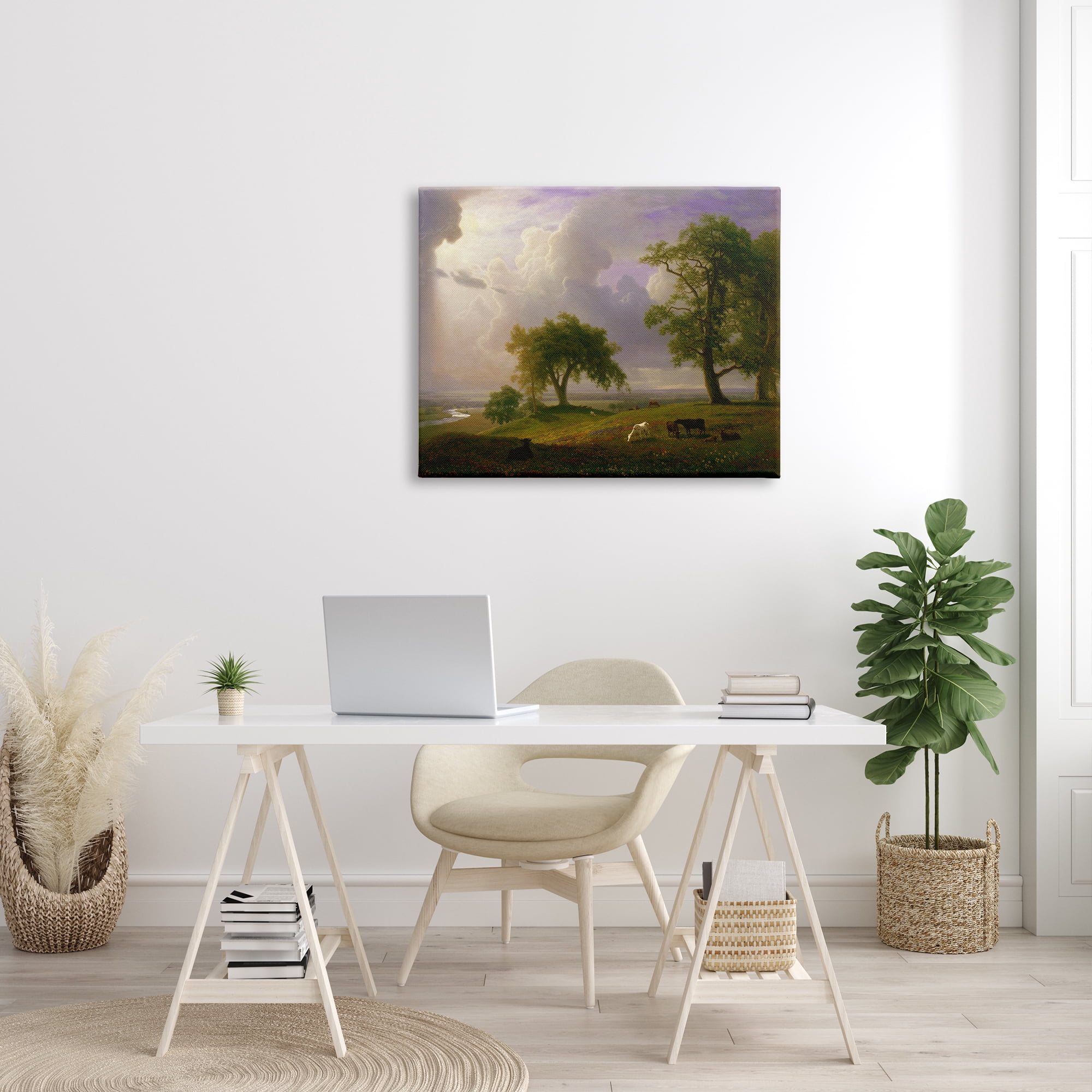 Stupell Industries California Spring Classic Albert Bierstadt Landscape Painting Painting Gallery Wrapped Canvas Print Wall Art, Design by one1000paintings