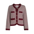thumbnail image 2 of Free Assembly Women’s Welt Pocket Cardigan Sweater, Lightweight, Sizes XS-XXL, 2 of 5