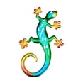thumbnail image 2 of Cheer.US Metal Gecko Wall Art, Lizard Wall Decor, Garden Wall Decor Sculpture Hang,Metal Hanging Wall Art Sculpture for Indoor Outdoor Home Bedroom Living Room, 2 of 7