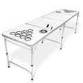 thumbnail image 2 of GoPong 8 Foot Portable Folding Pong Tailgate Game Table with 6 Balls, Dry Erase, 2 of 10