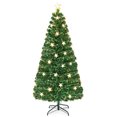 thumbnail image 2 of Árbol de Navidad Artificial Costway 180cm Con luces de estrella Blancas Cálidas, 2 of 9