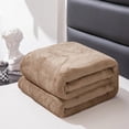 thumbnail image 2 of Flannel Fleece Blanket for Beds Solid Color Plain Winter Blanket Single/Queen/King Warm Soft Nap Blanket Manta Plaids for Winter, 2 of 6