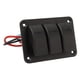 thumbnail image 4 of Panel de interruptores basculantes de 3 bandas IP65 DC12-24V Luz azul Universal para barcos Marines Camiones Panel de interruptores de palanca, 4 of 14