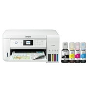 Epson EcoTank ET-2760 Cartridge-Free Wireless Color All-in-One Supertank Printer with Copier and Scanner with Black Ink