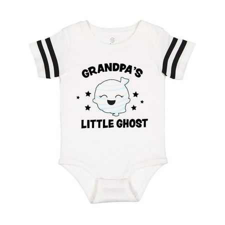 

Inktastic Cute Grandpa s Little Ghost with Stars Gift Baby Girl Bodysuit