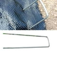 thumbnail image 2 of 8 Pack Garden Netting Pegs Stake Staples Securing Lawn U-Shaped Nail Pins New, 2 of 5