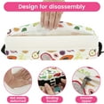 thumbnail image 3 of Dznils Asiento Booster para Mesa de Comedor para Niños Pequeños, con Hebilla de Seguridad, Fondo Antideslizante, Fruta Verde Claro, 3 of 9