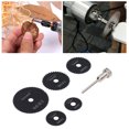 thumbnail image 4 of Cutting Saws Disc, 6Pcs Black Circular Saw Blade Various Sizes 20000RPM With 1/8in Rotating Tool Shaft For Metal, 4 of 8