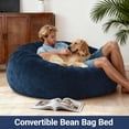 thumbnail image 5 of Giant Convertible Bean Bag Chair Bed for Adults, Folds from Lazy Chair to Floor Mattress – Ideal for Home Office, Relaxing & Sleeping, 5 of 7