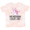 thumbnail image 3 of Inktastic My Meemaw Loves Me Unicorn Girls Toddler T-Shirt, 3 of 5