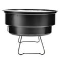 thumbnail image 4 of Gril Barbecue en Acier Inoxydable Poêle Barbecue d'Extérieur Portable Gril BBQ de Jardin, 4 of 8