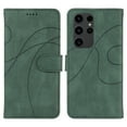 thumbnail image 6 of Compatible with Samsung Galaxy S22 Ultra Wallet Case, Protective Vintage Premium PU Leather Flip with Card Holders Kickstand & Wrist Strap Folio Case Cover for Men Women for Galaxy S22 Ultra, Green, 6 of 10