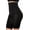 Black, variant on Women's High Waist Shaping Shorts, Tummy & Thigh Smoothing Body Shaper, Comfort Everyday Under Garment