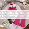 thumbnail image 5 of Toddler Baby Girl Clothes Set Long Sleeve Sweatshirt and Pants Fall Winter Outfits 6-12 Months 12-24 Months 2t 3t 4t 5t 6t 7t 8t 9t Children,Playwear 2-3 Years, 5 of 9