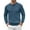 Denim Blue, variant on COOFANDY Men's Polo Shirt Slim Fit Long Sleeve Button Down Collar Soft Touch Knit Fabric