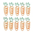thumbnail image 3 of 100Pcs Cute Paper Clips Metal Paperclips Carrot Pattern For Files Letters Office Supplies School Gifts, 3 of 8
