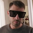 thumbnail image 5 of New Trend Large One Piece Frame UV400 Sunglasses Street Shot Driving Glasses, 5 of 5