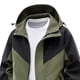 thumbnail image 3 of Ceisia Men's Hooded Thickened Warm Jacket Winter Casual Outerwear Gift Long Sleeve Zip Up Coat, 3 of 4