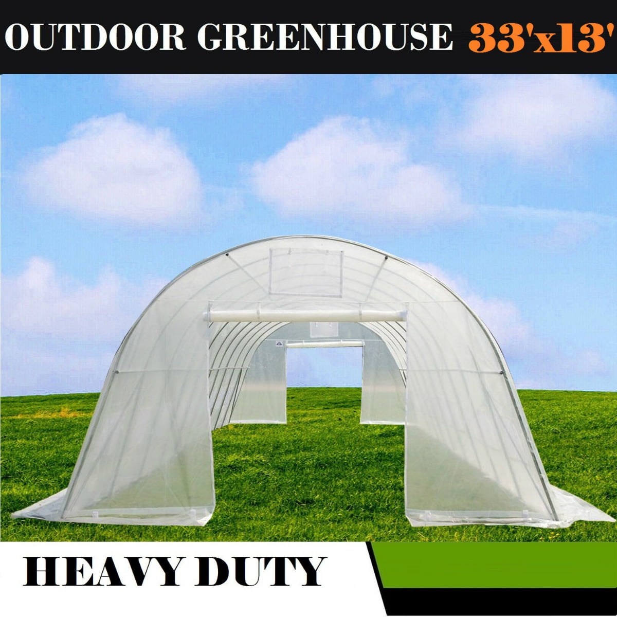 33'x13' Clear WalkIn Greenhouse Hot House By DELTA Canopies