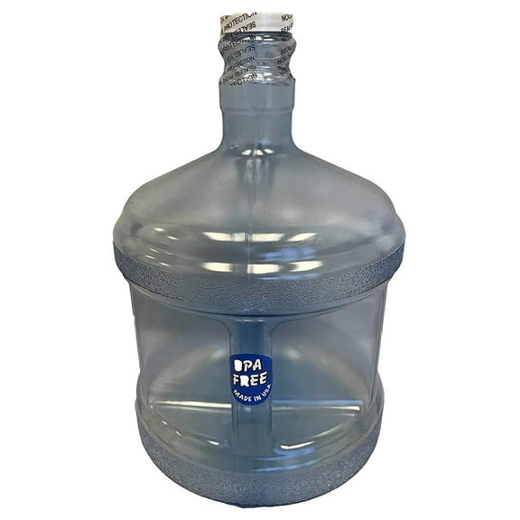BPA-Free Reusable Food Grade Safe Tritan Leak-Proof Plastic Water Bottle Spigot Gallon Jug Container With Handle - Made in USA (2 Gallon) 640 Ounces