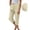 Yellow, variant on Capris Pants for Women Womens Pants Lounge Pants Petite Length Cotton Capris Cargo Pants Elastic Waist Capris Split Button Capris Ladies Slacks Capri Slacks Linen Capris for Women Blue XL