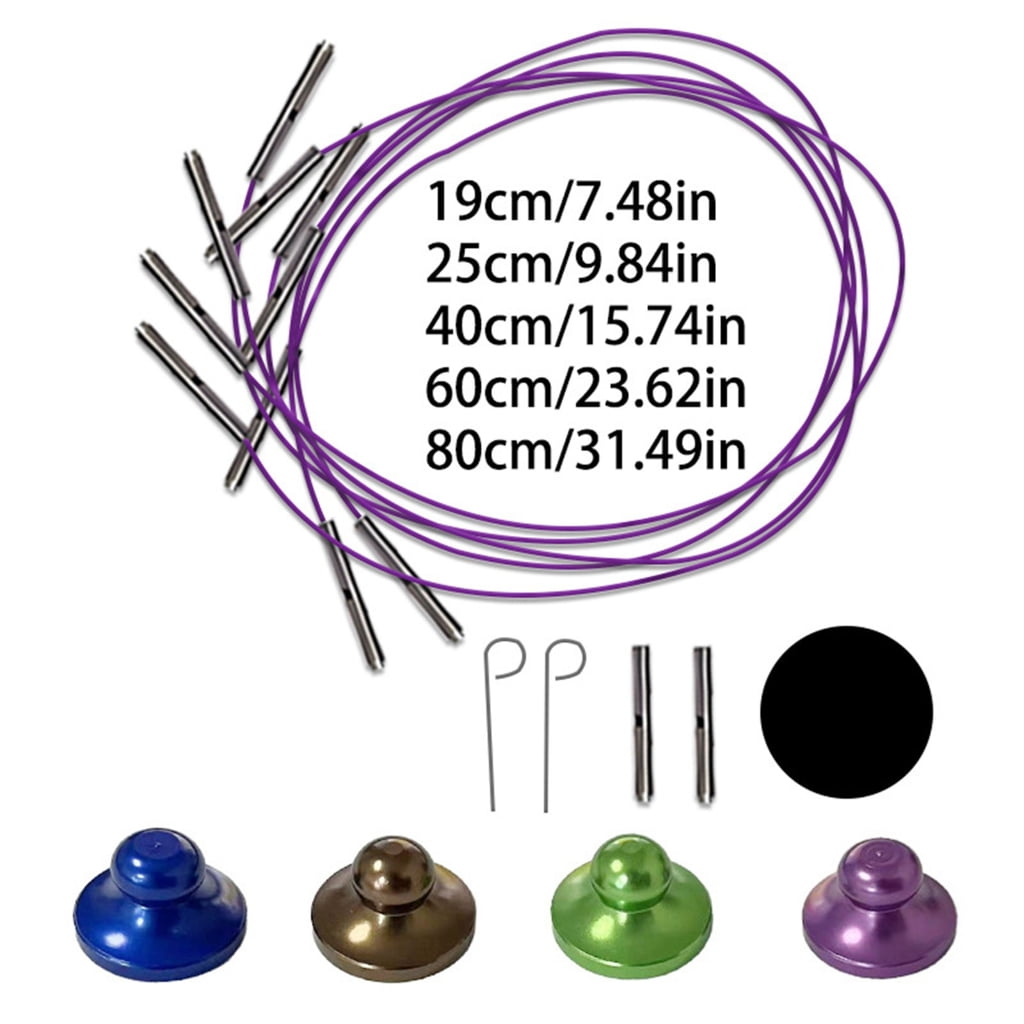 Interchangeable Circular Needle 3.0mm-6.0mm Circular Knitting Needle Set with Case & Accessories Circular Knitting Pins