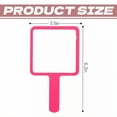 thumbnail image 7 of RAGUPEL Hand Mirrors with Handle,Hand Mirror with Square Panel 6.2"*3.5"*0.4" Handheld Mirror with Handle,Glass Mirror with Aluminum Backing Hand Held Mirrors with Handle,Style1, 7 of 7