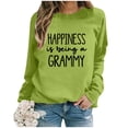 thumbnail image 2 of WEAIXIMIUNG Sweat-Shirt Surdimensionné pour Femmes Mode Décontractée Couleur Unie Manches Longues Imprimé Lettre Col Rond Hoodie, 2 of 4