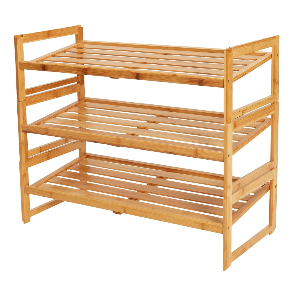 Better Homes & Gardens Bamboo 3 Shelf Shoe Rack