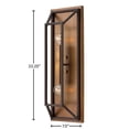 thumbnail image 3 of 3330BZ Hinkley Lighting Fulton - 2 Light Wall Sconce in Transitional and Industrial Style - 7.5 Inches Wide by 22.25 Inches High-Bronze Finish, 3 of 5
