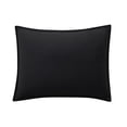 thumbnail image 3 of Mainstays Soft Velvet Pillow Sham, Standard, Rich Black, 1 Pack, 3 of 7