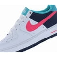 thumbnail image 2 of Nike Air Force 1 BG GS Boys Shoes Size 4, Color: White/Racer Pink/Thunder Blue, 2 of 4