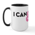 thumbnail image 2 of CafePress - Can & Will Large Mug - 15 oz Ceramic Large White Nolvety Mug, 2 of 4