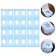 thumbnail image 1 of VERDANVERSE 30 Pcs Tapis de Toilette Jetables Bleu Film PE Durable pour Usage Extérieur, 1 of 6