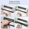 thumbnail image 6 of Commercial Vacuum Sealer Machine with 30 Free Bags – Automatic Food Saver for Meat, Vegetables, Snacks – Compact & Portable, One-Touch Sealing, LED Display, Overheat Protection, 6 of 8