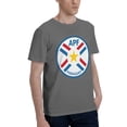 thumbnail image 2 of Paraguay National Football Team T-Shirt à Manches Courtes Basique pour Hommes Fashion Deep Heather Grand, 2 of 5