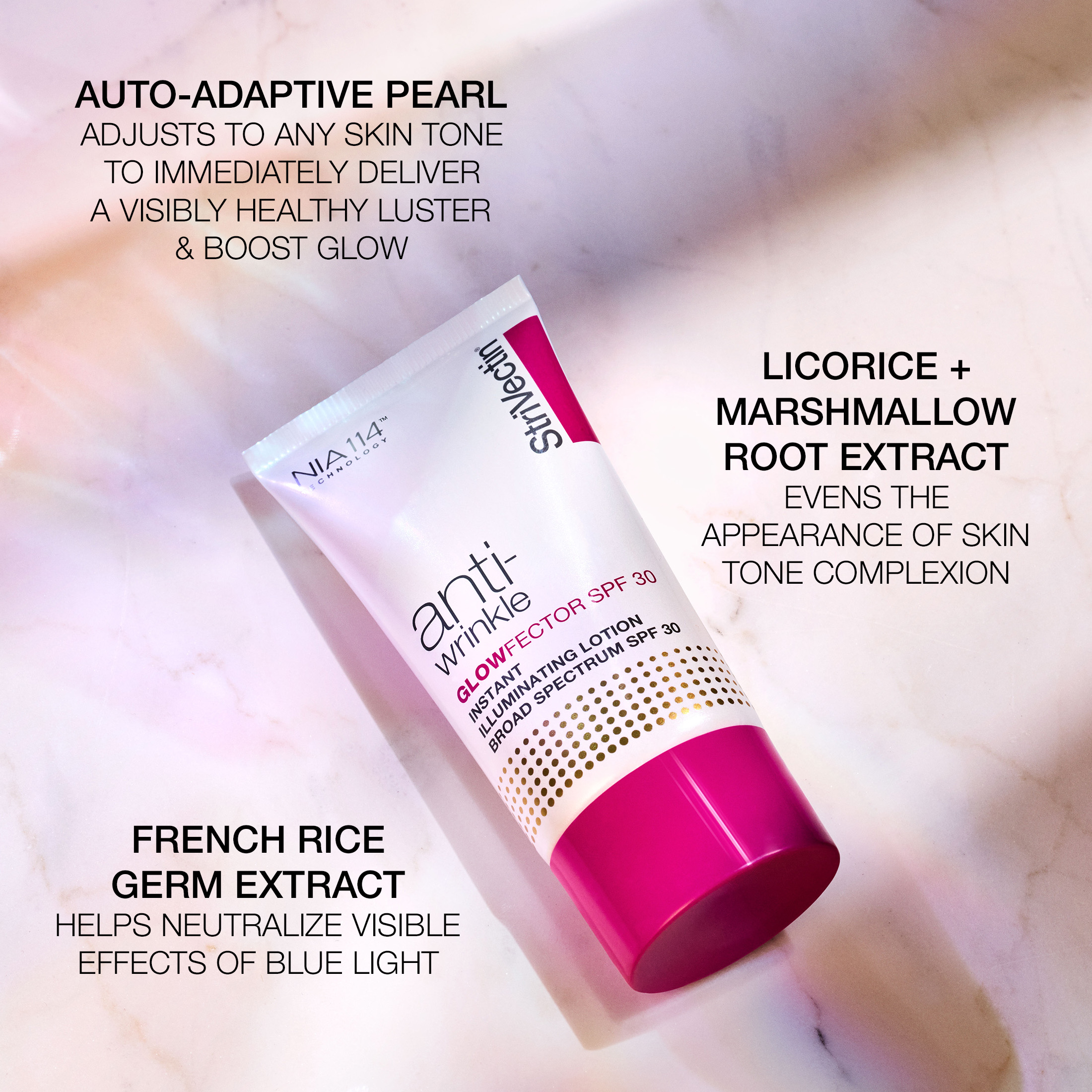 StriVectin Glowfector Instant Illuminating lotion, SPF 30, 1 fl oz
