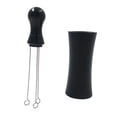 thumbnail image 3 of GUOOL Coffee Tamper Distributor Leveler Coffee Stirrer for Kitchen Black Stand Black, 3 of 6