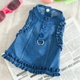 thumbnail image 7 of GASTROPOD Dog Dresses for Small Dogs Girl,Denim Small Dog Clothes,Casual Vibe with Button Puppy Clothes,Xxl, 7 of 7