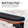 thumbnail image 3 of 1. Adecuado para soportes de hombro para violín 4/4 y 3/4, adecuado para hombreras de violín plegables y ajustables, cómodas almohadillas de espuma y garras de silicona duraderas. oso de fresa Electrónica, 3 of 5