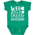 thumbnail image 3 of Inktastic St. Patrick's Day Wee Little Hooligan with Shamrocks Boys or Girls Baby Bodysuit, 3 of 5