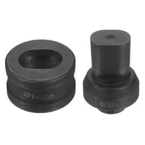 Uxcell Hydraulic Hole Punch Die Φ14×20mm Oval Hole Electric Punching Kit CH60